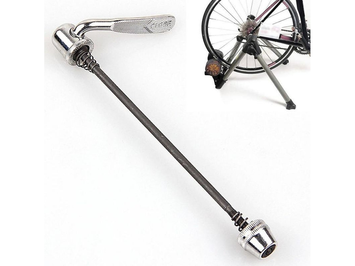 Pasador De Acero De Liberación Rápida Para Bicicletas De Montaña Y Rodillos De Entrenamiento, Ligero Y Duradero, Compatible Con Varios Rodillos, 19 Cm, Plateado.