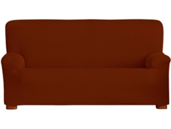 Funda de Sofá Tejido Elástico TODOPARAMICASA Ulises Rojo (3 Plazas - 210 cm)