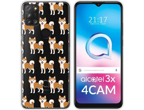 Carcasa Alcatel 3X 4CAM TUMUNDOSMARTPHONE Dibujos Transparente Perros 08 Multicolor