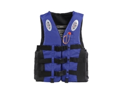 Chaleco Salvavidas Azul Talla M Resistente Para Jóvenes Y Adultos En Actividades Náuticas