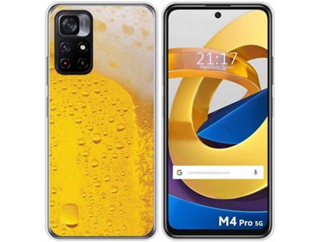 Carcasa Xiaomi POCO M4 Pro 5G TUMUNDOSMARTPHONE Cerveza Multicolor