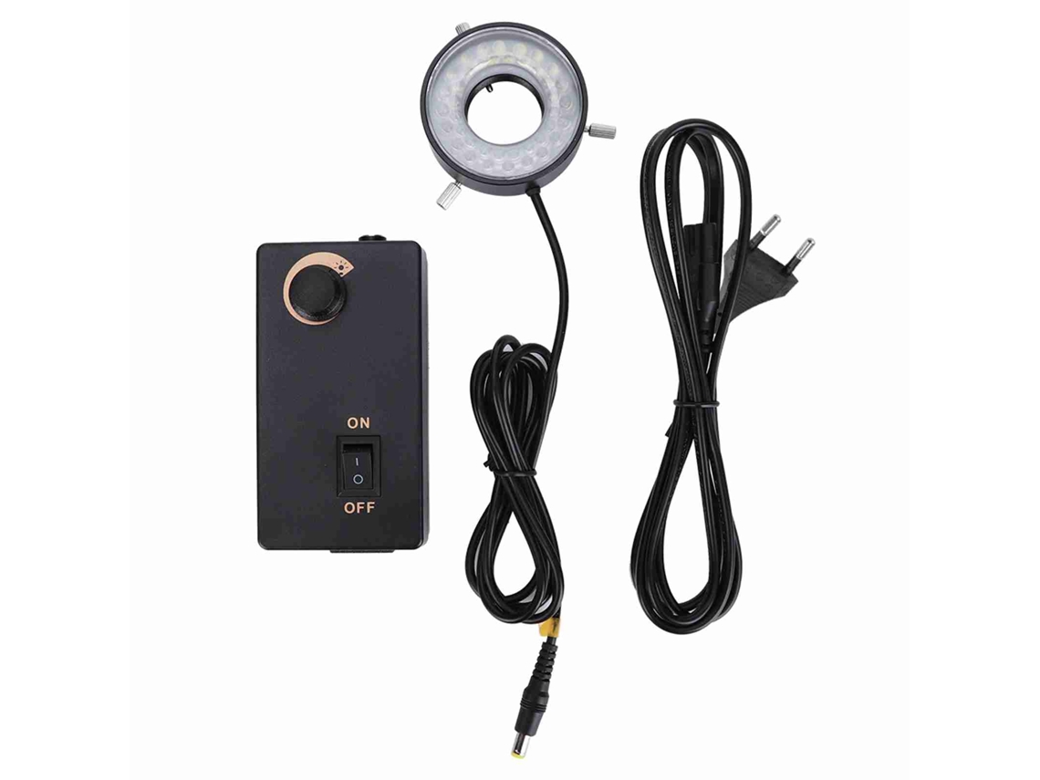 Luz Anular Led Ajustable Para Microscopio Vídeo, 100-240v, Plug Eu