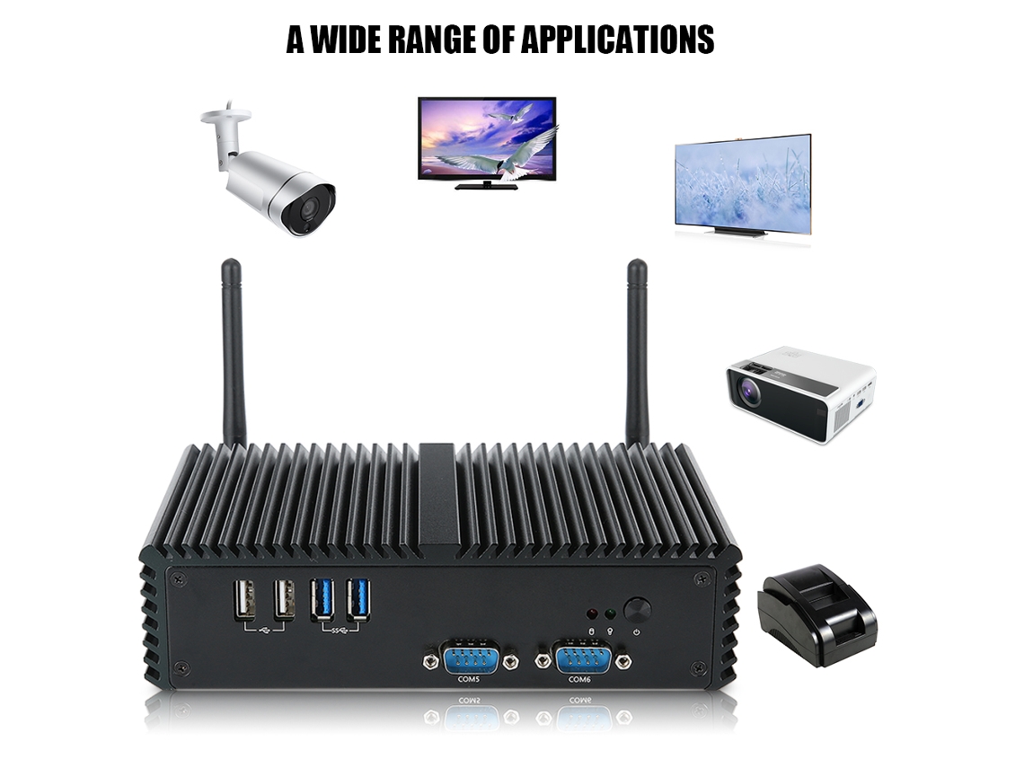 Mini Computador Industrial (dual Core 4 Thread, Doble Banda Wifi)