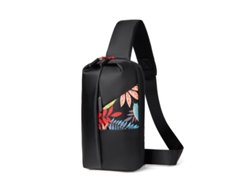 Bolso De Hombro (negro), Bolso De Pecho Para Hombre, Bolso Cruzado Informal Para Exteriores, Transpirable Y Ligero.