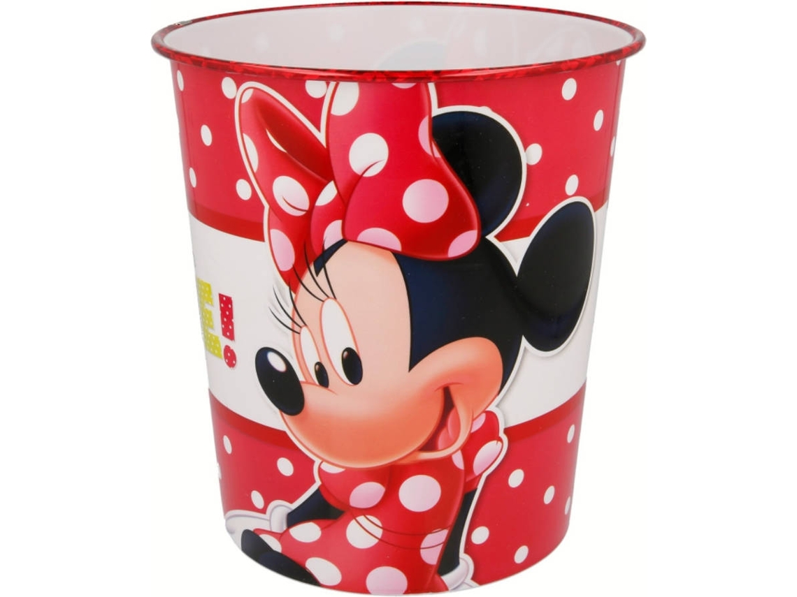 Cesta de Papel MINNIE MOUSE 62372 Blanco (22,5 x 21 x 21 cm)