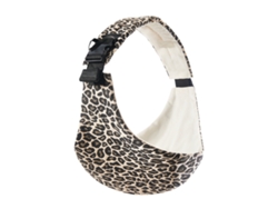 Portabebés Digitallab se adapta a la columna del bebé para formar (estampado de leopardo)