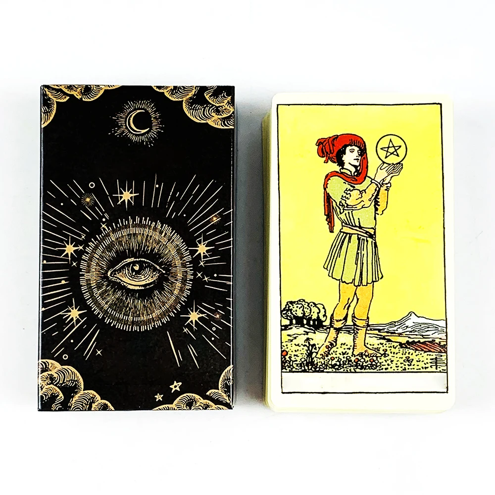 Jogo De Cartas De Tarô Russo Para Entretenimento Familiar E Adivinhação, Com Guia E 78 Cartas De Tarô.
