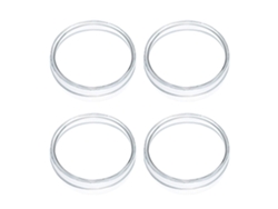 Conjunto De 4 Placas De Petri De Vidro Borossilicato Transparente E Durável