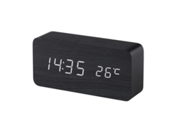 Despertador digital de madera con 3 alarmas y 3 niveles de brillo Kofihety