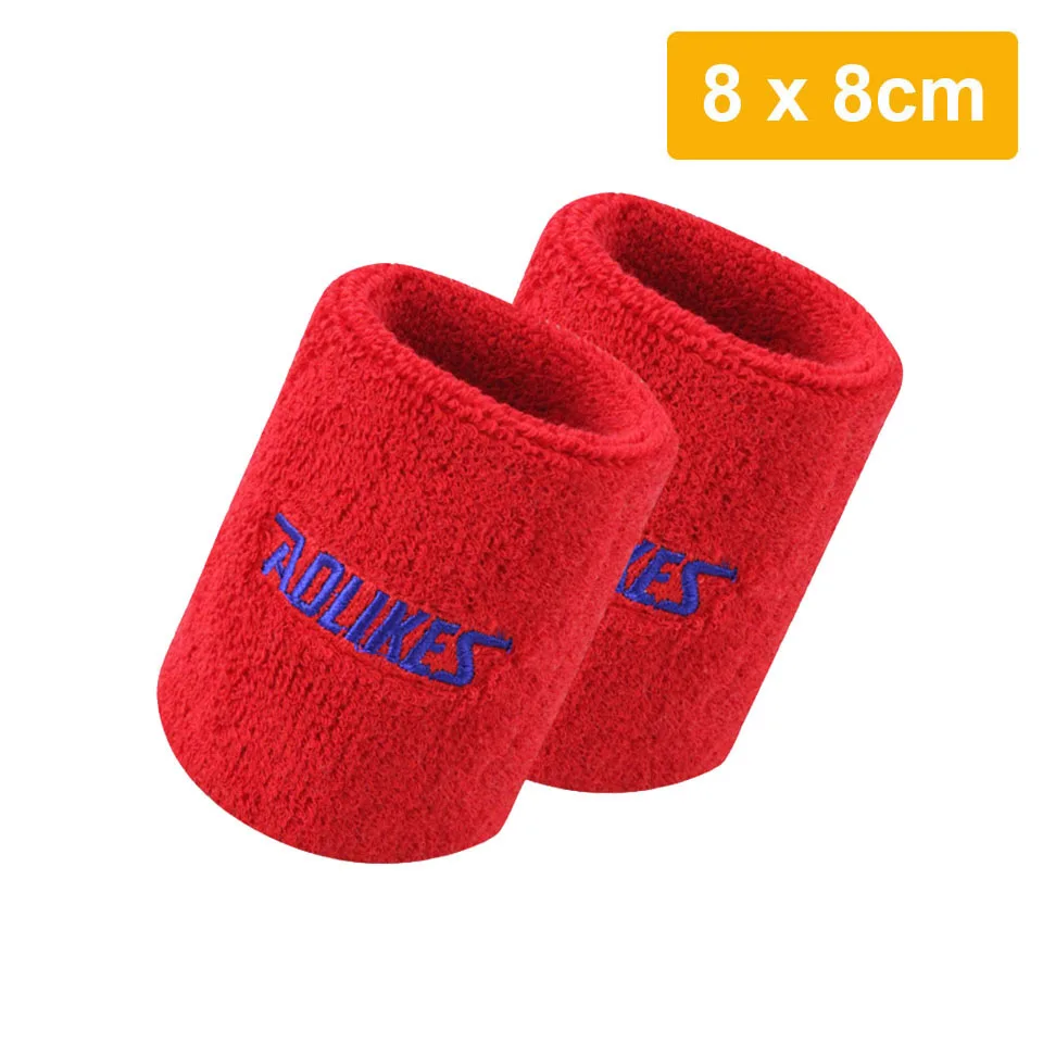 (rojo, 8x8cm) Muñequera Deportiva Transpirable, Apta Para Tenis, Baloncesto, Correr Y Otros Deportes Unisex.