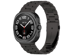 Pulsera de acero inoxidable con tres cuentas y herramienta de extracción para Samsung Galaxy Watch 8 / Watch 8 Classic