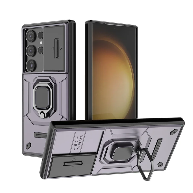 (morado, Galaxy S26 Plus) Funda Magnética Para Coche Con Protección Mate Para La Cámara