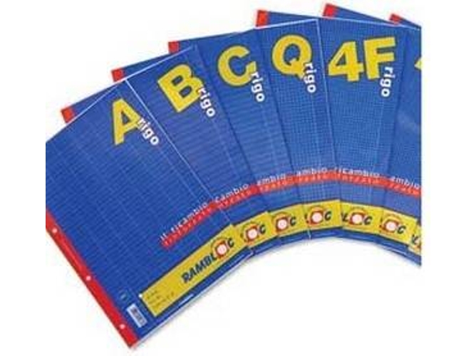Papel de Cuaderno A4 RAMBLOC 90505889S (21x29.7cm)