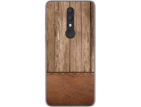 Carcasa Alcatel 1X (2019) TUMUNDOSMARTPHONE Madera 09 Multicolor