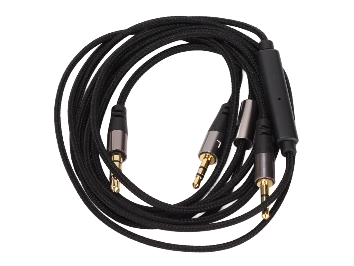 Yncm-cable De Auriculares De Actualización De Reemplazo Ofc 3.5mm A Dual 2.5mm