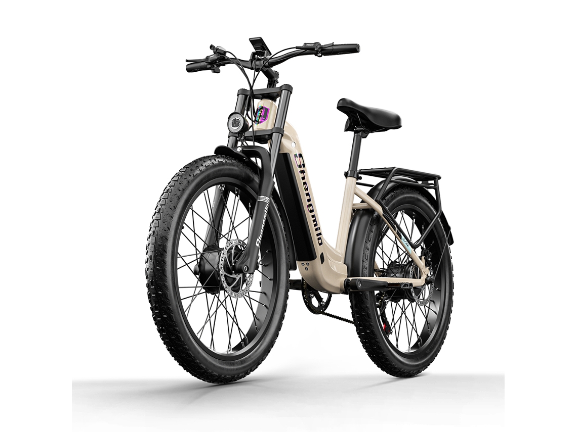 Bicicleta Eléctrica Shengmilo S700 De 1000 W Con Doble Motor, Ruedas Anchas De 26'', Batería Samsung Y Frenos Hidráulicos