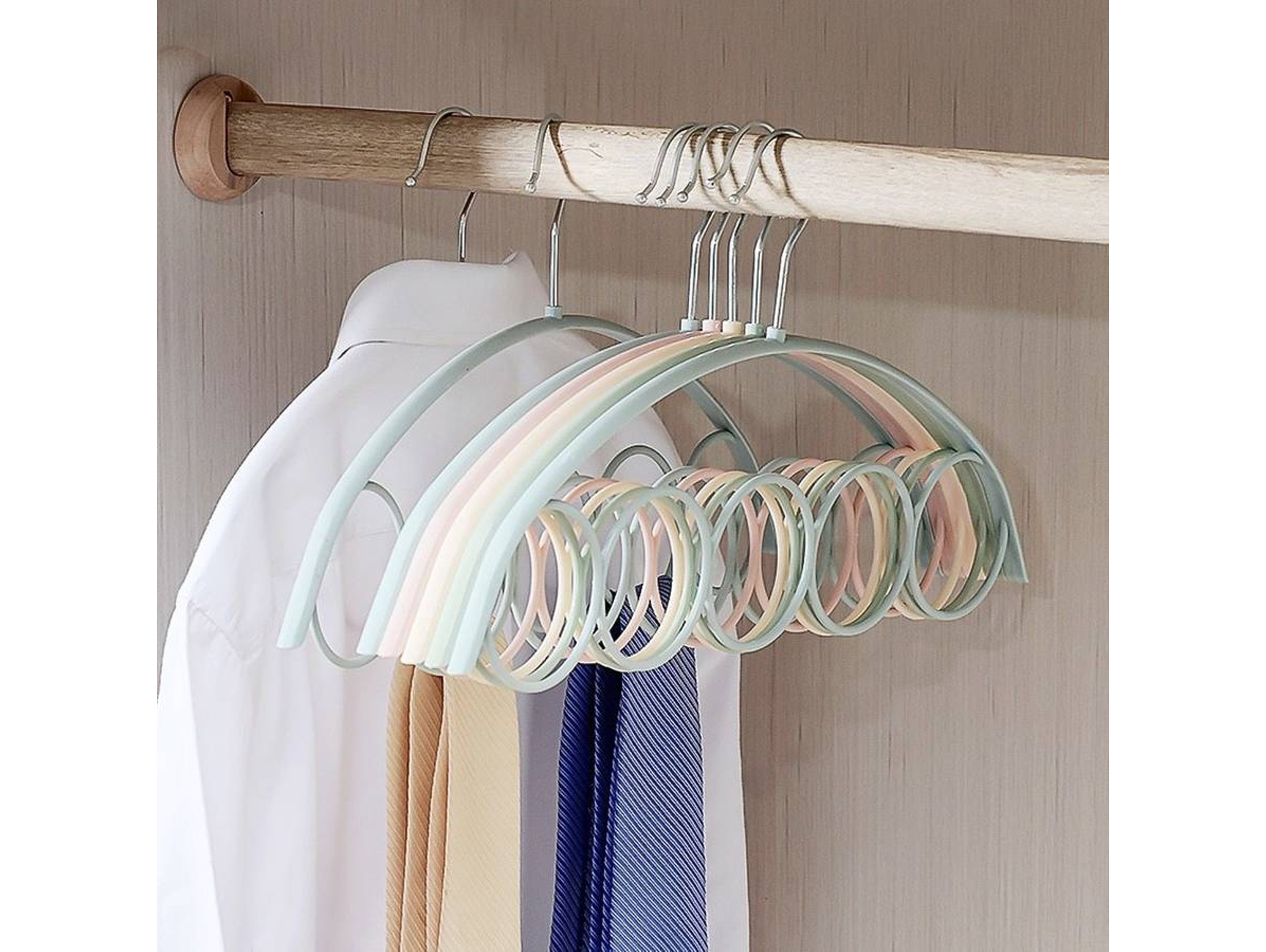 Percha Organizadora de Pañuelos HEAN 5 Anillos