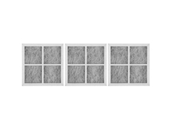 3 Filtros Aire Repuesto Para Refrigerador Lg Lt120f Kenmore Elite 469918 Carbon Activado