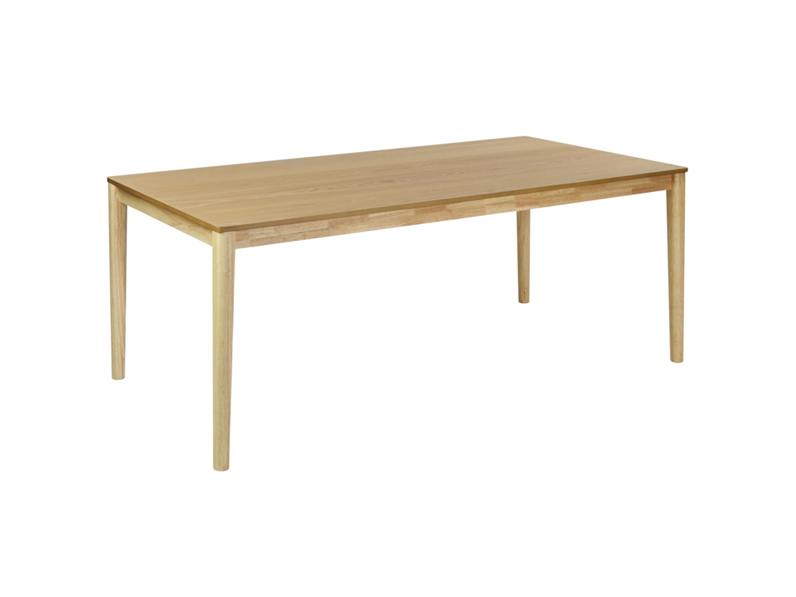 Mesa de comedor para 8 personas BELIANI Ermelo de MDF Madera clara 100x100x76