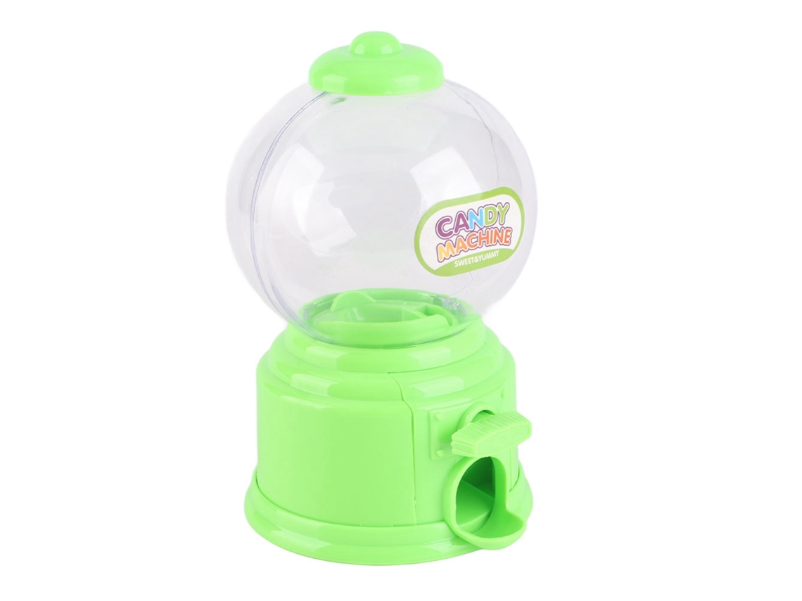 Máquina Expendedora De Dulces Portátil De Plástico Para Niños, Mini Dispensador De Chicles, Regalo Para Jardín De Infancia, Verde