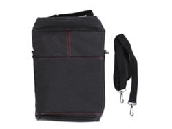 Bolsa Isotérmica Para 2 Botellas De Vino, A Prueba De Fugas, Con Asa Y Correa Ajustable, Lona Negra.