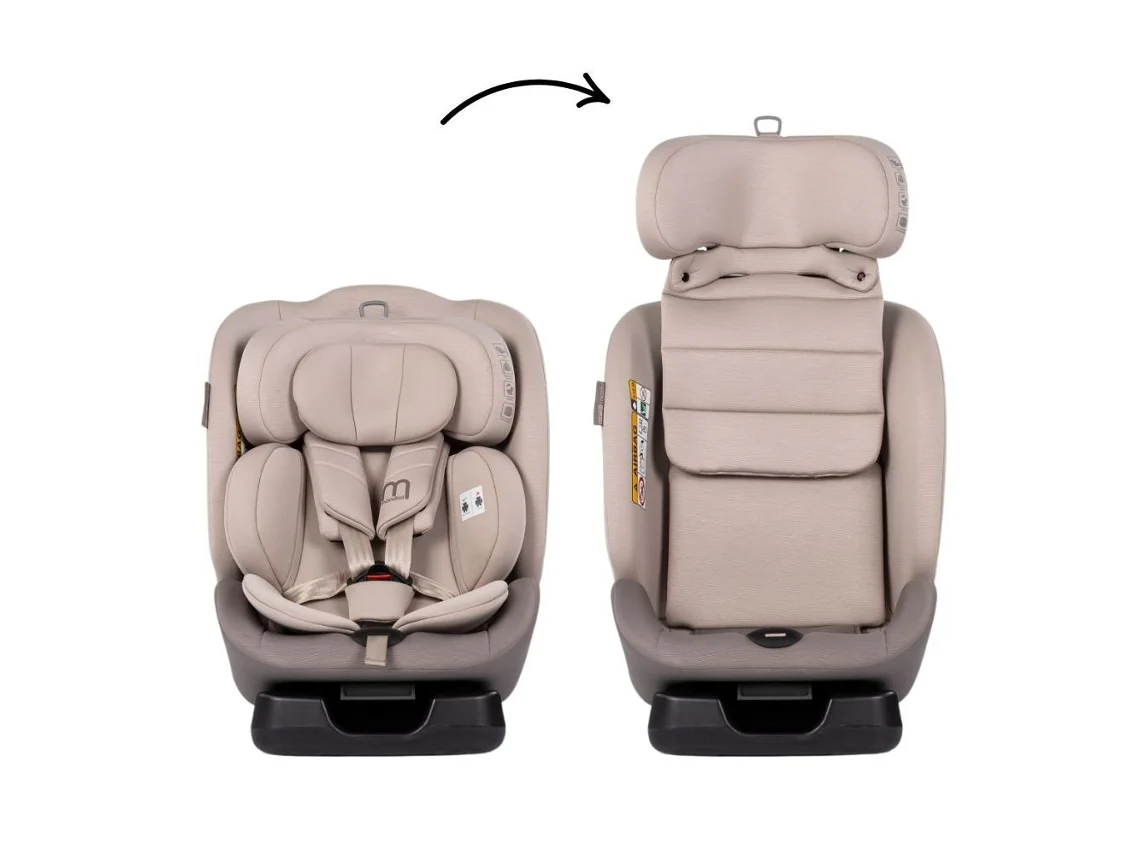 Silla De Auto Mondial  I-size 40-150 Cm De Chipolino - Latte