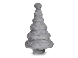 Árbol de Navidad Redondo Polar Cinzento 22 X 37,5 X 22 cm