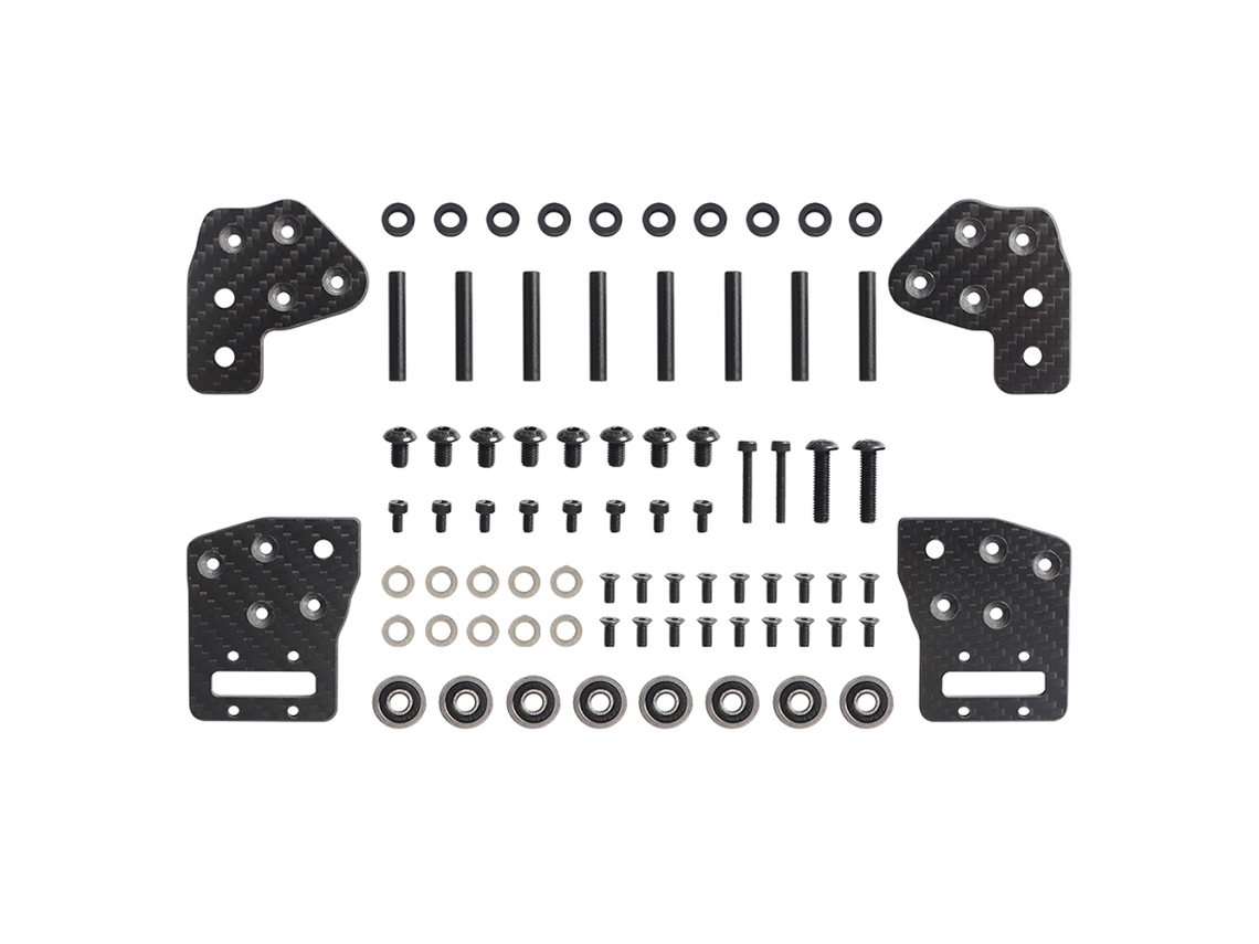 Kit de unión XY de fibra de carbono para impresoras 3D CNC Voro 2.4/Trident: ligero y duradero.