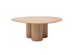 Mesa de Centro de Diseño de Madera Clara 100 Cm Hollen MILIBOO
