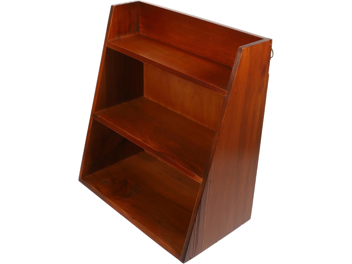 Estantería Pequeña De Madera De Varios Niveles, Soporte De Escritorio Multifuncional