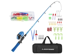 Kit De Pesca Para Niños Con Caña Telescópica Y Carrete De Pesca - Kit Completo Para Principiantes