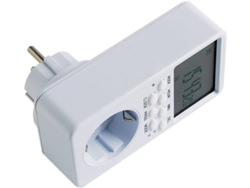 Enchufe Electrónico Digital Programable Con Relé De Retardo De Tiempo De 16 A Y Temporizador De Fácil Lectura.