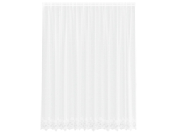 Maison Exclusive - Cortina De Encaje Con Cortinas 300 X 245 Cm Poliéster