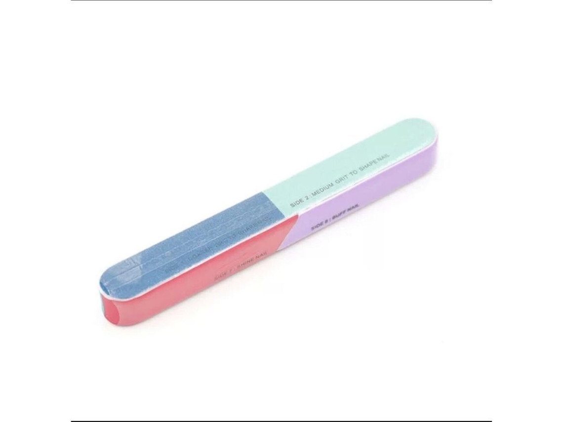 Bloque Pulidor De Uñas 7 En 1 Con 7 Superficies Para Limar, Pulir Y Dar Brillo.