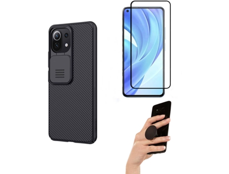 Carcasa, Protector y Popsocket Xiaomi Mi 11 Lite 5G Nillkin Camshield Negro