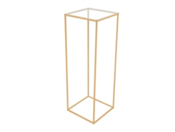 Soporte para flores, diseño moderno, fácil de instalar, dorado