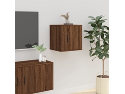 Estantería/Mueble de TV de Pared 40X34,5X40 Cm Roble Marrón