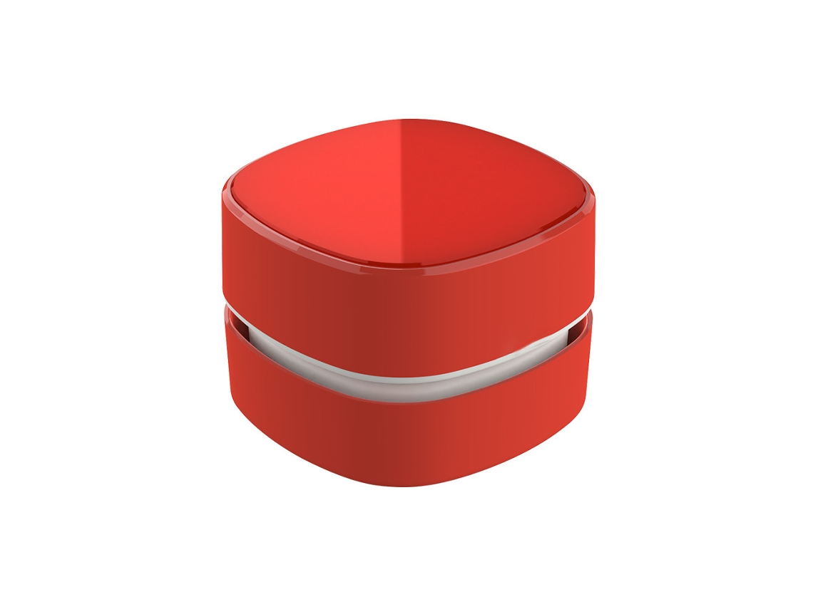 Aspiradora portátil de escritorio recargable inalámbrica Sstrwgood de 1000 mAh - Roja