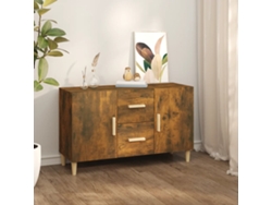 Lovely Home Aparador 100X36X60 Cm Derivados de Madera Roble Ahumado