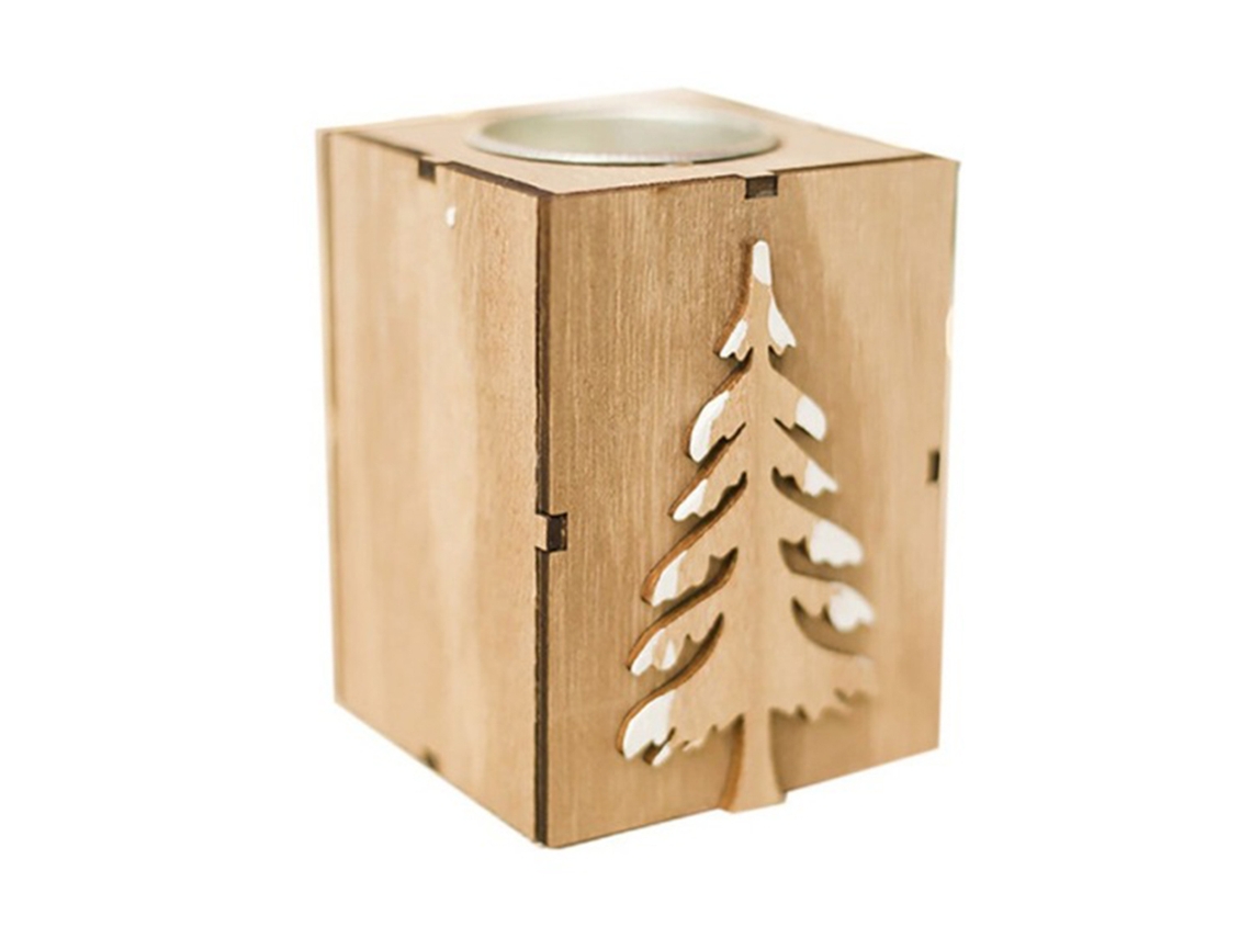 Portavelas De Madera Para Velas Tealight, Decoración De Hogar Para Navidad, Bodas Y Fiestas