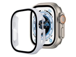 Para Apple Watch Series 3/2/1 38mm Película De Vidro Temperado Integrada Capa De Relógio Pc Branco