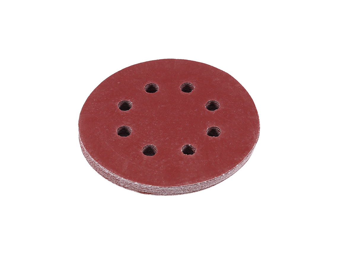 Discos De Lijado 125mm Con 8 Agujeros Grit 320 Para Esmerilar Pulir Y Buffing