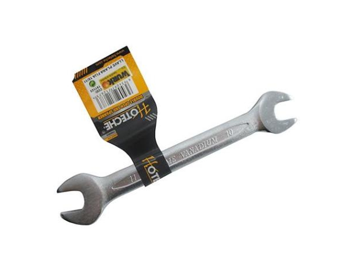 Llave plana fija 10/11 cromo vanadio
