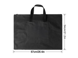 Bolsa De Transporte Para Tablero De Dibujo A2, Estuche De Arte Con Cremallera Y Asa Versátil.