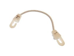 Cabo de Choque Nylo com 20 Cm 2 Ganchos Branco 4 Mmgoldenship