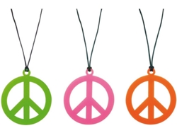 Collar DISFRAZZES Hippie Símbolo De La Paz