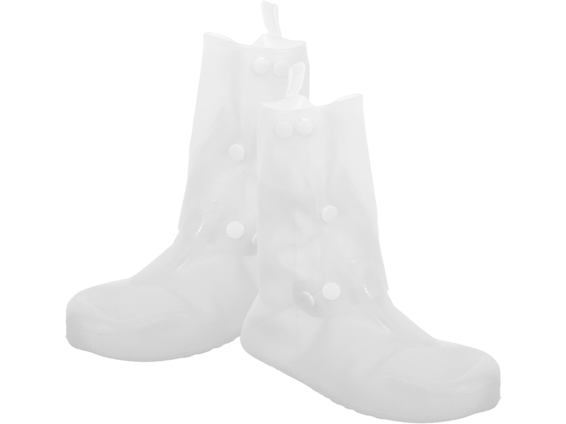 2 Pares De Cubrezapatos De Silicona Antideslizantes E Impermeables Reutilizables Para Hombre Y Mujer.