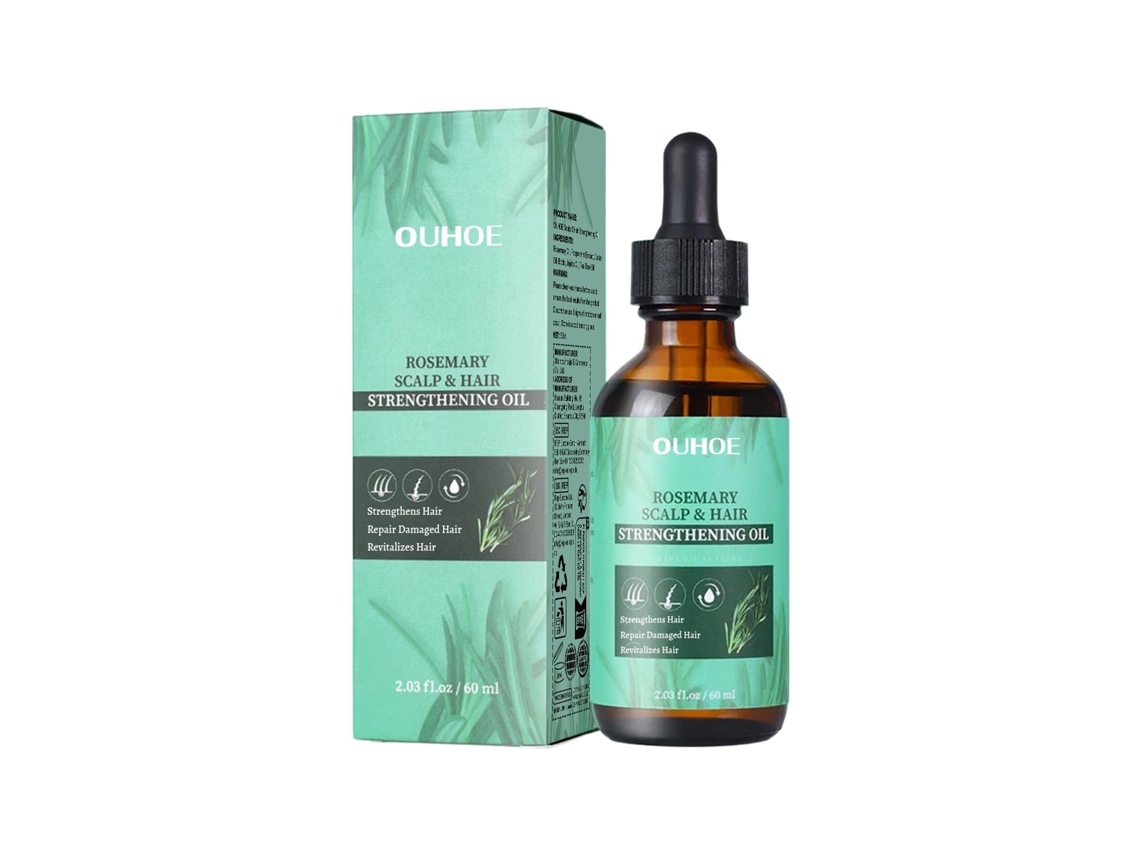 Aceite esencial de romero para un cuidado eficaz del cabello.