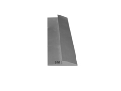 Perfil Aluminio 2-5-8 Mm Altura 5mm Alt. 37mm Anch. 2m Larg. Sin Taladrado