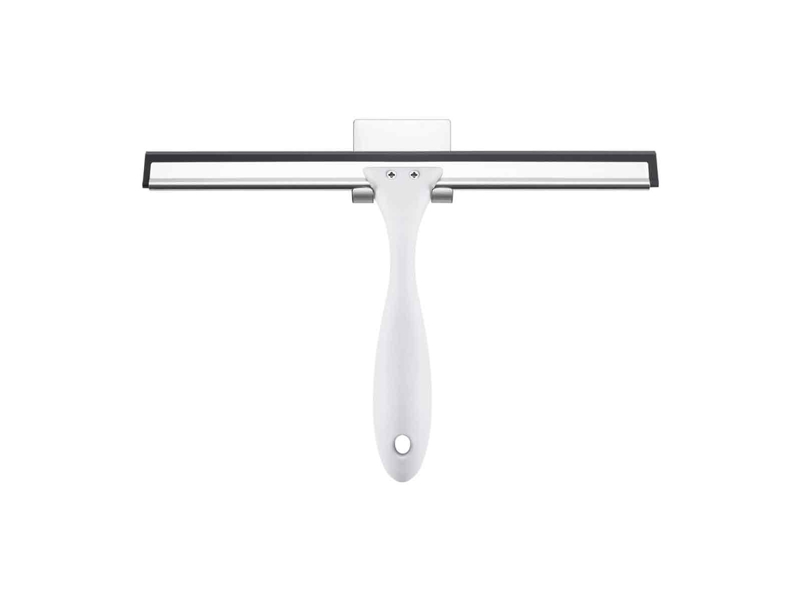 HYMNORA Rasqueta para Puerta de Ducha de Vidrio - Rasqueta Multiusos con Gancho para Puertas de Vidrio, Ventanas, Espejos, Baldosas y Cristales de Coche